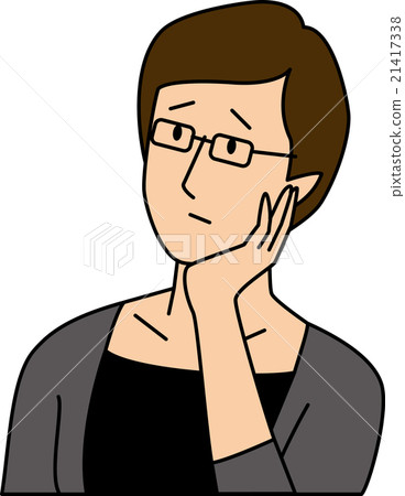 三十多歲的女人擔心臉頰 21417338