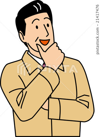 A 50-something businessman with a smiley arm A 50-something businessman with a smiley arm 21417476