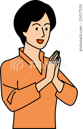 30多歲的女人一起問他們的手 21417520