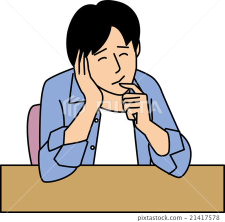 二十多歲的男人臉頰微笑 二十多歲的男人臉頰微笑 21417578