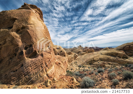 Landscape at Valley of the Fire State Park Landscape at Valley of the Fire State Park 21417733