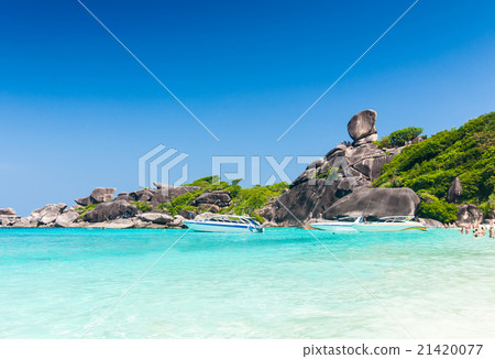 Beach of Similan Islands at Phang Nga in Thailand 21420077