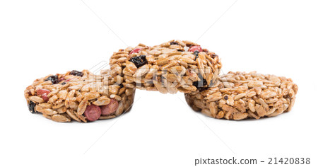 Three candied peanuts sunflower seeds. 21420838
