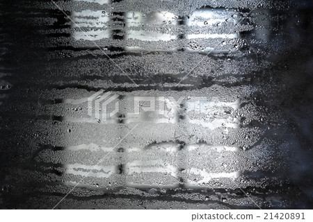 Condensation on glass 21420891