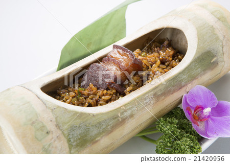 Stock Photo: chinese food, cooked rice, fried rice