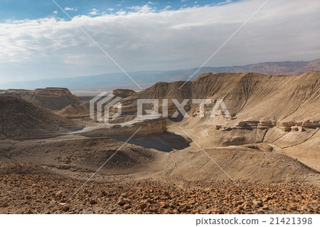 Panorama of Arava deser Panorama of Arava deser 21421398