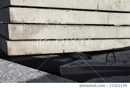 Stack of concrete blocks 21422139