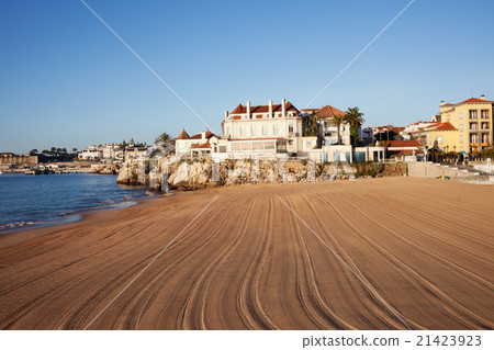 Morning at Cascais Beach in Portugal 21423923
