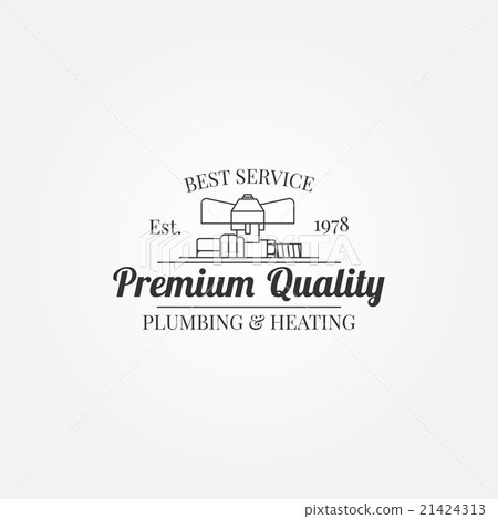 Vintage logos, labels and badges Plumbing&Heating 21424313