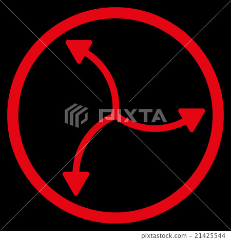 Swirl Arrows Rounded Icon Swirl Arrows Rounded Icon 21425544