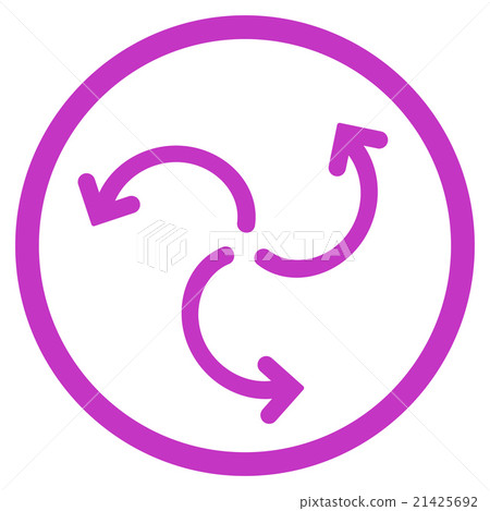 Turbine Rotation Rounded Icon Turbine Rotation Rounded Icon 21425692