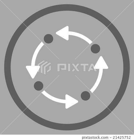Rotate Flat Icon 21425752