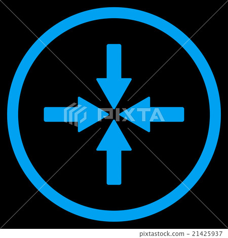 Collide Arrows Icon Collide Arrows Icon 21425937