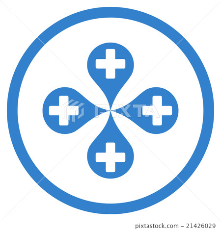 Hospital Map Markers Icon 21426029