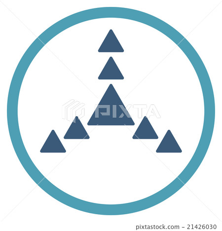 Direction Triangles Rounded Icon Direction Triangles Rounded Icon 21426030