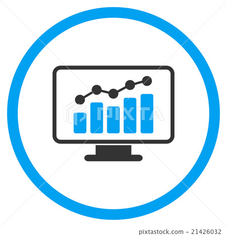 Monitoring Flat Icon Monitoring Flat Icon 21426032