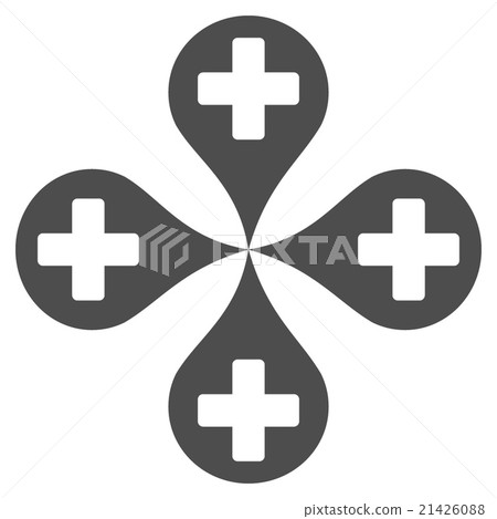Hospital Map Markers Icon 21426088
