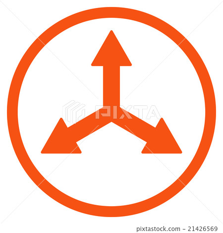 Triple Arrows Rounded Icon Triple Arrows Rounded Icon 21426569