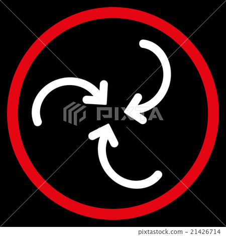 Whirl Arrows Rounded Icon 21426714