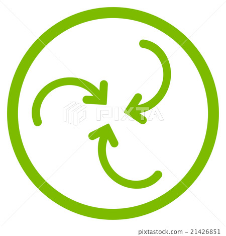Whirl Arrows Rounded Icon 21426851