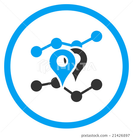 Geo Trends Icon - Stock Illustration [21426897] - PIXTA