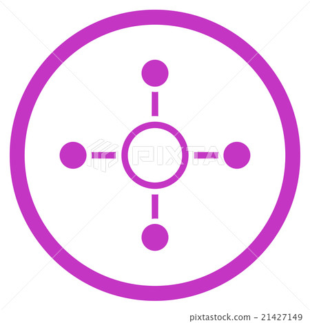 Radial Structure Icon Radial Structure Icon 21427149