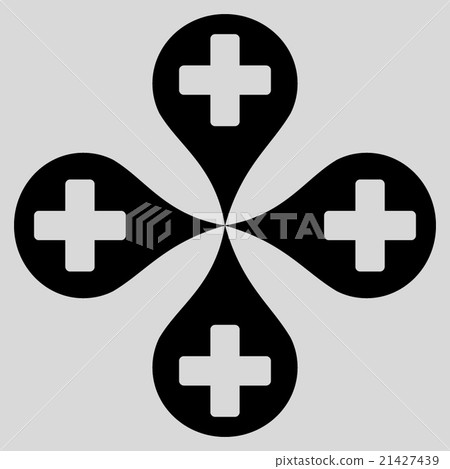 Hospital Map Markers Icon Hospital Map Markers Icon 21427439