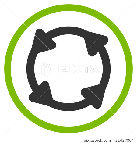 Rotate Flat Icon 21427804