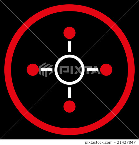 Radial Structure Icon Radial Structure Icon 21427847