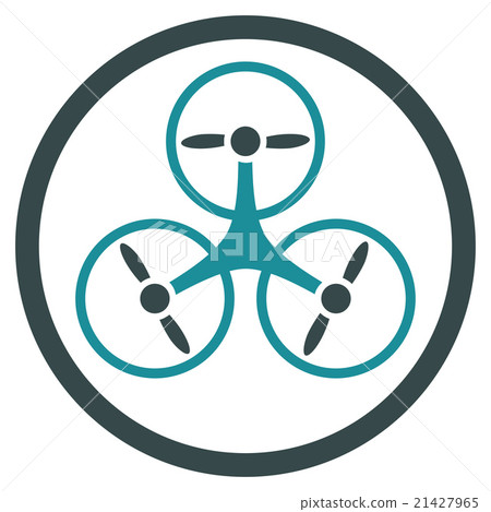 Tricopter Rounded Icon - Stock Illustration [21427965] - PIXTA