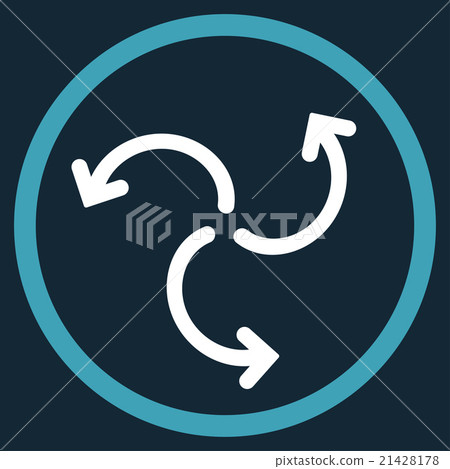 Turbine Rotation Rounded Icon Turbine Rotation Rounded Icon 21428178