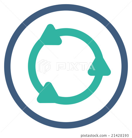 Rotate Rounded Icon - Stock Illustration [21428193] - PIXTA