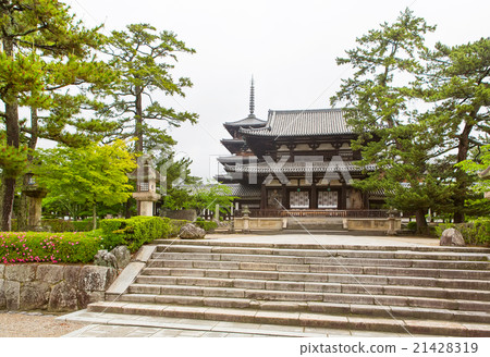 Horyu-ji Temple in Nara, Unesco world Heritage 21428319