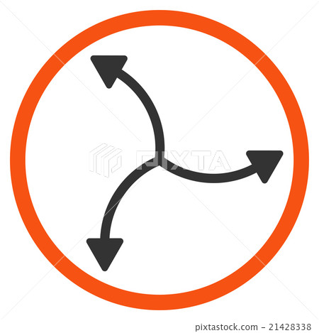 Swirl Arrows Rounded Icon Swirl Arrows Rounded Icon 21428338