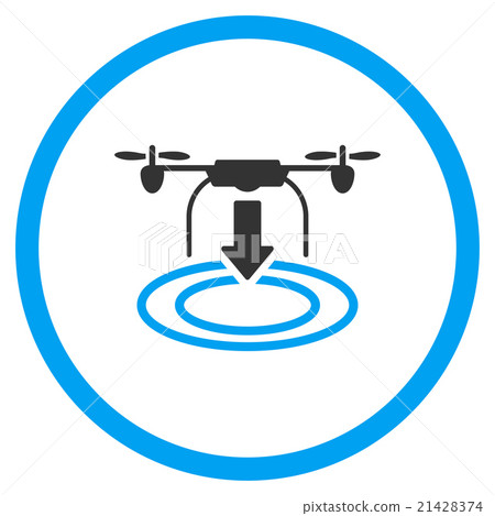 Landing Copter Icon Landing Copter Icon 21428374