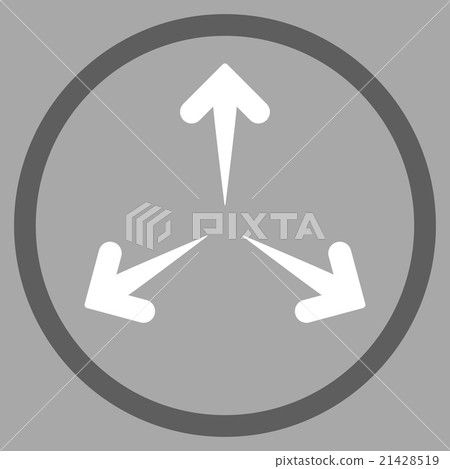 Expand Arrows Rounded Icon - Stock Illustration [21428519] - PIXTA