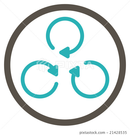 Rotation Rounded Icon - Stock Illustration [21428535] - PIXTA