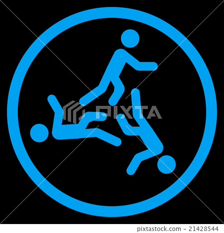 Moving Men Rounded Icon - Stock Illustration [21428544] - PIXTA
