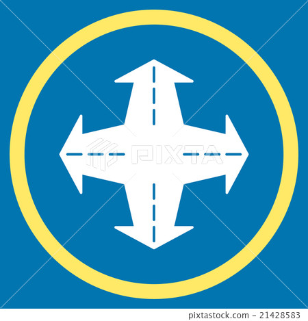 Intersection Directions Icon Intersection Directions Icon 21428583