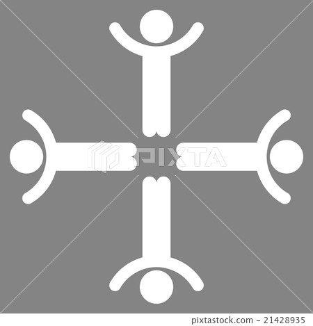 Hands Up Men Icon 21428935