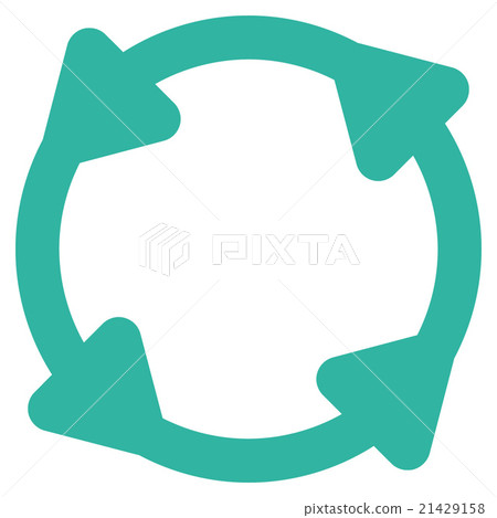 Rotate Flat Icon 21429158