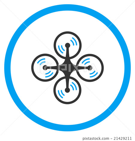 Quadcopter Screw Rotation Icon Quadcopter Screw Rotation Icon 21429211