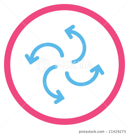 Cyclone Arrows Icon 21429273