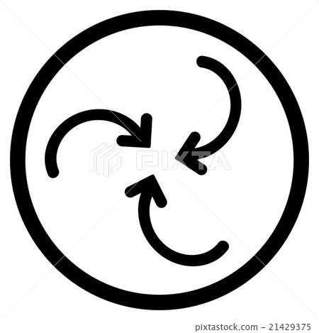 Whirl Arrows Rounded Icon 21429375