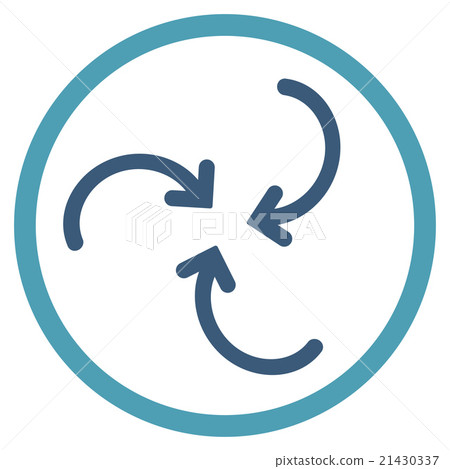 Whirl Arrows Rounded Icon 21430337