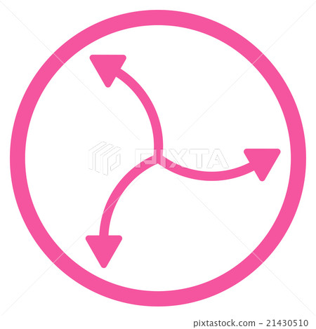 Swirl Arrows Rounded Icon Swirl Arrows Rounded Icon 21430510
