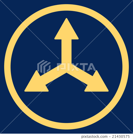 Triple Arrows Rounded Icon 21430575