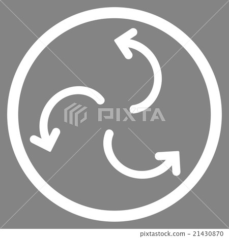 Cyclone Arrows Rounded Icon - Stock Illustration [21430870] - PIXTA