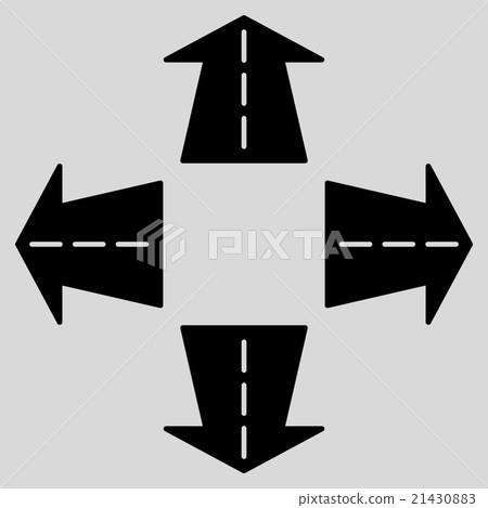 Road Directions Icon Road Directions Icon 21430883