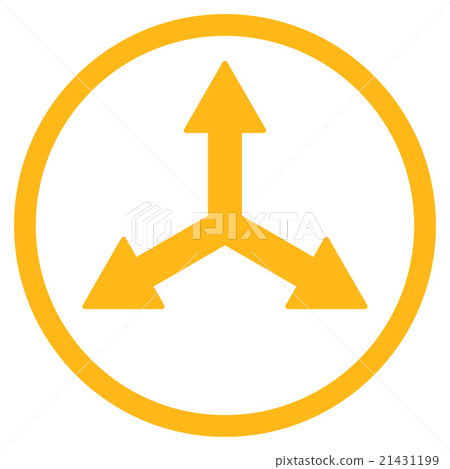 Triple Arrows Rounded Icon Triple Arrows Rounded Icon 21431199